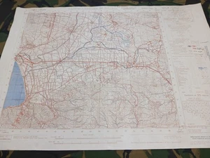 WW2 ALLIED map of ITALY entitled "CASTELLAMMARE DI STABIA" (NAVAL SHIP YARDS) - Picture 1 of 9