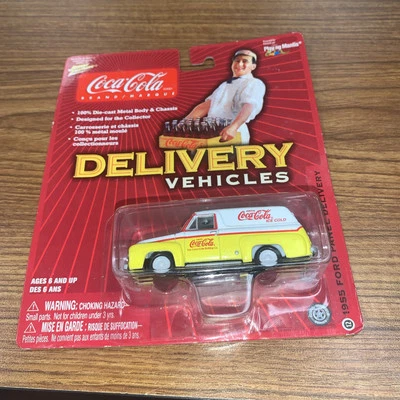 2004 Johnny Lightning 1955 FORD PANEL DELIVERY Coca Cola Delivery Whitelightning - Image 1 of 4