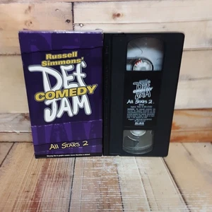 Def Comedy Jam All Stars 2 VHS Used Stand Up Comedy Uncut Russell Simmons - Picture 1 of 4