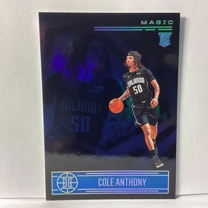 2020-21 Panini Illusions Cole Anthony #156 Rookie Blue Sapphire Magic Mint - Picture 1 of 4