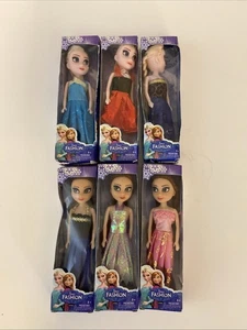 "Juego de 6 muñecas Disney Frozen Sweet Fashion Elsa & Anna 6"" - ¡Nuevas en cajas! - Imagen 1 de 10