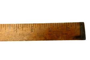 Stanley Special No. 41 Holz Maßstab Messing Enden S.W. Herz Logo Messstab - Bild 1 von 12