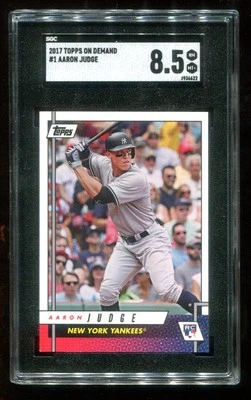 2017 Topps On Demand #1 Aaron Judge SGC 8.5 NM-MT+ Batting RC~(GC) - Image 1 of 2