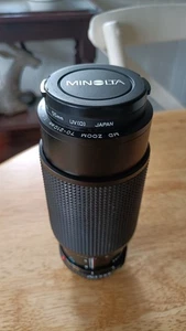 Minolta MD Zoom 70-210mm f/4 telephoto lens. Both caps, filter. Very clean. - Picture 1 of 9