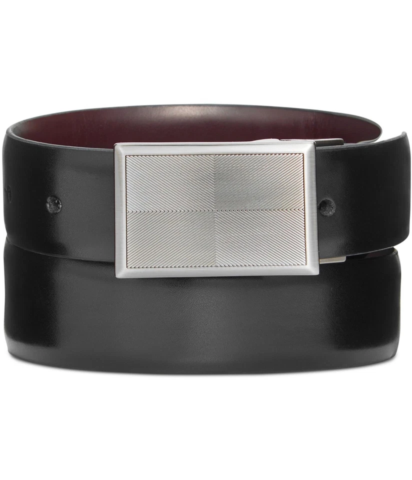 Cinturón con placa de pantorrilla Ryan Seacrest para hombre, negro, 40 Foto 1 de 1