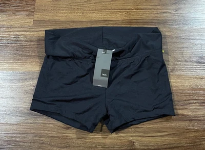 Mossimo Swim Bottoms Women's Black Size Small Nylon Blend NWT Swim Shorts - Image 1 of 4