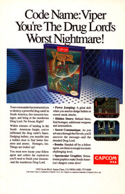 1990 Code Name: Viper NES Nintendo Vintage PRINT AD -  Video Game Promo Art