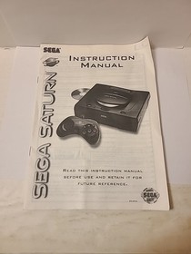SEGA Saturn Model 2 System Console Official Authentic OEM Instruction Manual 