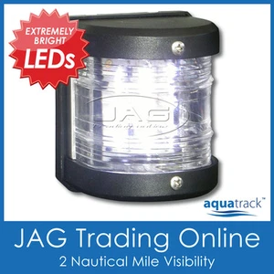 12V 9-LED WHITE MASTHEAD LIGHT Side Mount Navigation Light - Boat/Yacht/Marine - Picture 1 of 3