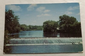Mississippi River At Anoka, Minnesota.  Postcard (B2) - Picture 1 of 2
