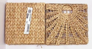 Ikea LUSTIGKURRE Basket, natural water hyacinth/seagrass, 12 ½x13x12 ½ " - NEW - Picture 1 of 5