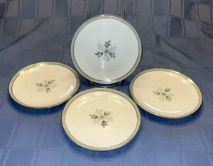 Noritake Lucille Bread & Butter Plates, 5813 Mid Century Modern, 6 3/8" Set of 4 - Picture 1 of 8
