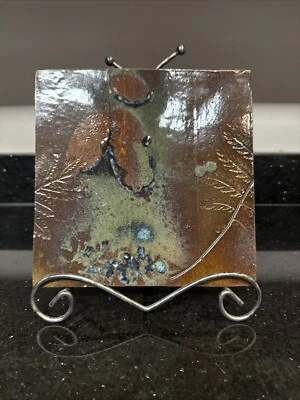 Remache de azulejos de cerámica vintage - Bandeja para llaves para entrada A2  Foto 1 de 3