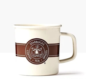 Starbucks Original Logo Enamel Mug/14 fl oz - Picture 1 of 1