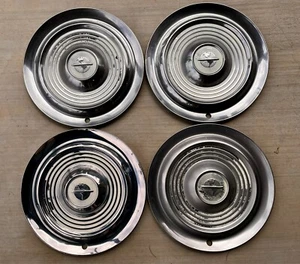 1954-1955 Oldsmobile Hubcaps Clean Set 54-55 88-98 Olds GM - Picture 1 of 3