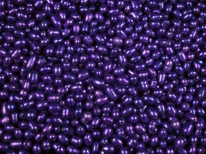 Freshwater Pearls 50pc Purple Rice 5-7mm Irregular DIY Jewellery - Foto 1 di 2