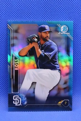 2016 Bowman Chrome Blue Refractor /150 Tyson Ross #42 SP San Diego Padres - Image 1 of 2