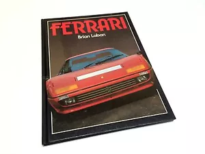 Folleto de libro de tapa dura Ferrari de Brian Laban © 1982 - Imagen 1 de 2