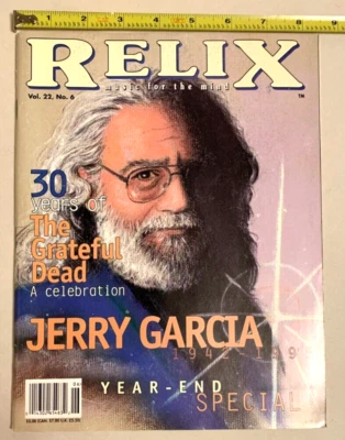 Relix Magazine Vol 22 No 6 12/95 Jerry Garcia 30 Years of Grateful Dead Year-End - Image 1 of 4