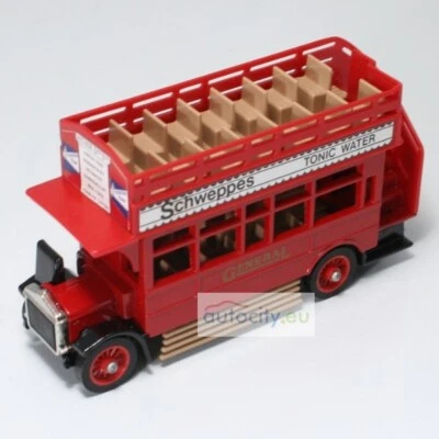 Matchbox MODELS OF YESTERYEAR Y-23 : 1922 A.E.C. 'S' TYPE OMNIBUS Y-23-SCHWEPPES - Bild 1 von 4