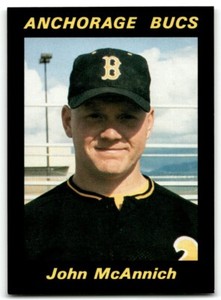 1993 Anchorage Bucs Baseball John McAninch Anchorage Bucs #14