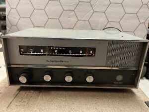 Récepteur de communication basse radio amateur vintage Hallicrafters CRX-1 VHF 30-50 MHz