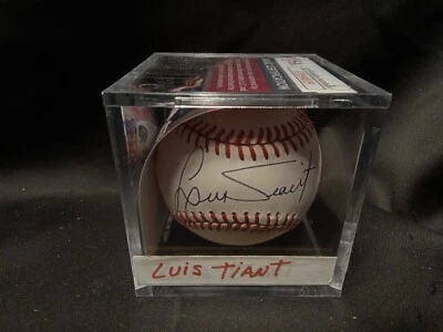 Luis Tiant Signed Autograph Boston Red Sox Official MLB ball with JSA COA BB # - Image 1 of 4