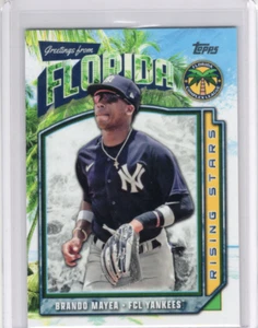Brando Mayea 2024 Topps Pro Debut Rising Stars Insert #CLRS-17 FCL Yankees - Picture 1 of 2