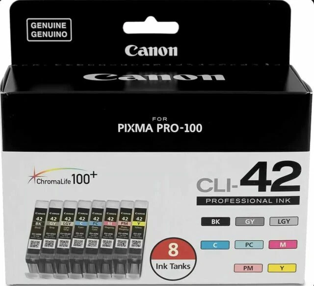 Canon CLI-42 (6384B007) Ink Cartridge - 8 Pack