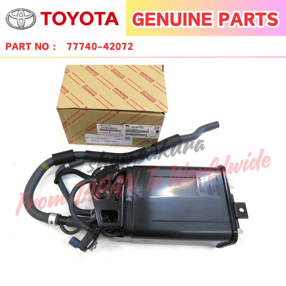 TOYOTA Genuine Vapor Canister 77740-42072 CHARCOAL RAV4 2000/08-2005/11 New - Изображение 1 из 1
