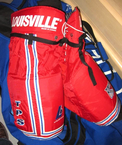 EXTINCT RARE GEM NY Rangers vintage Louisville TPS pro pants NM size 50 33" MIC Cover