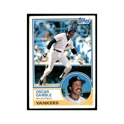1983 Topps Oscar Gamble Baseball Cards #19 - Image 1 of 3