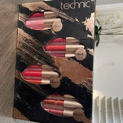 Technic Ultimate Lip Collection Set Of 12 Gloss Matte Shimmer Metallic Makeup - Image 1 of 4