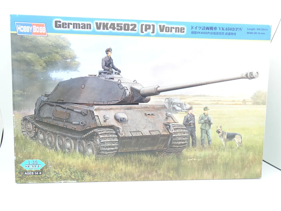 Hobby Boss Modello 1/35 Militare Esercito - Carro Armato Tedesco VK4502 P Fronte - Immagine 1 di 1