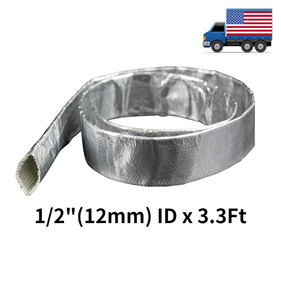 Funda protectora térmica de 1/2" aluminizada para cable automotriz Ultimate Thermal Foto 1 de 4