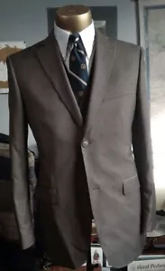 Blazer Sport Coat 100% Wool 36r Beige - Picture 1 of 6