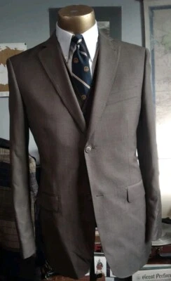 Blazer Abrigo Deportivo 100% Lana 36r Beige  Foto 1 de 4