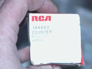 Contatore A/V RCA vintage analogico NUOVO vecchio magazzino SPEDIZIONE GRATUITA - Foto 1 di 2