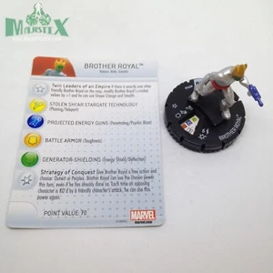 Heroclix Guardians of the Galaxy set Brother Royal #014b Common figure w/card! - Picture 1 of 1