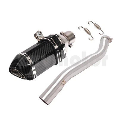 Link Pipe Muffler Exhaust Slip On System For Honda CBR600 F4i 2001-2007 F4 99-20 - Image 1 of 4