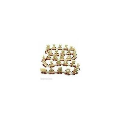 BARGAIN VILLAGE Holzeisenbahn personalisiert Zug Alphabet Buchstaben Kinder Geschenk