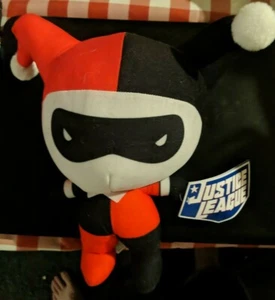 Rare DC Comics Harley Quinn Plush Round 1 Justice League Chibi Doll - Picture 1 of 4