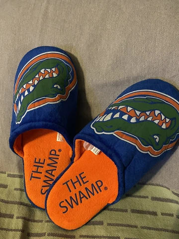 University of Florida Gators Slippers/Slides Orange & Blue Mens Size 9-10 NEW Cover