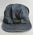 Vintage | Czapka z kapeluszem OshKosh B'Gosh | Inżynier kolei w paski Snapback