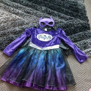 Girls Batman Fancy Dress Costume Age 5-6 Years Tu - Picture 1 of 17