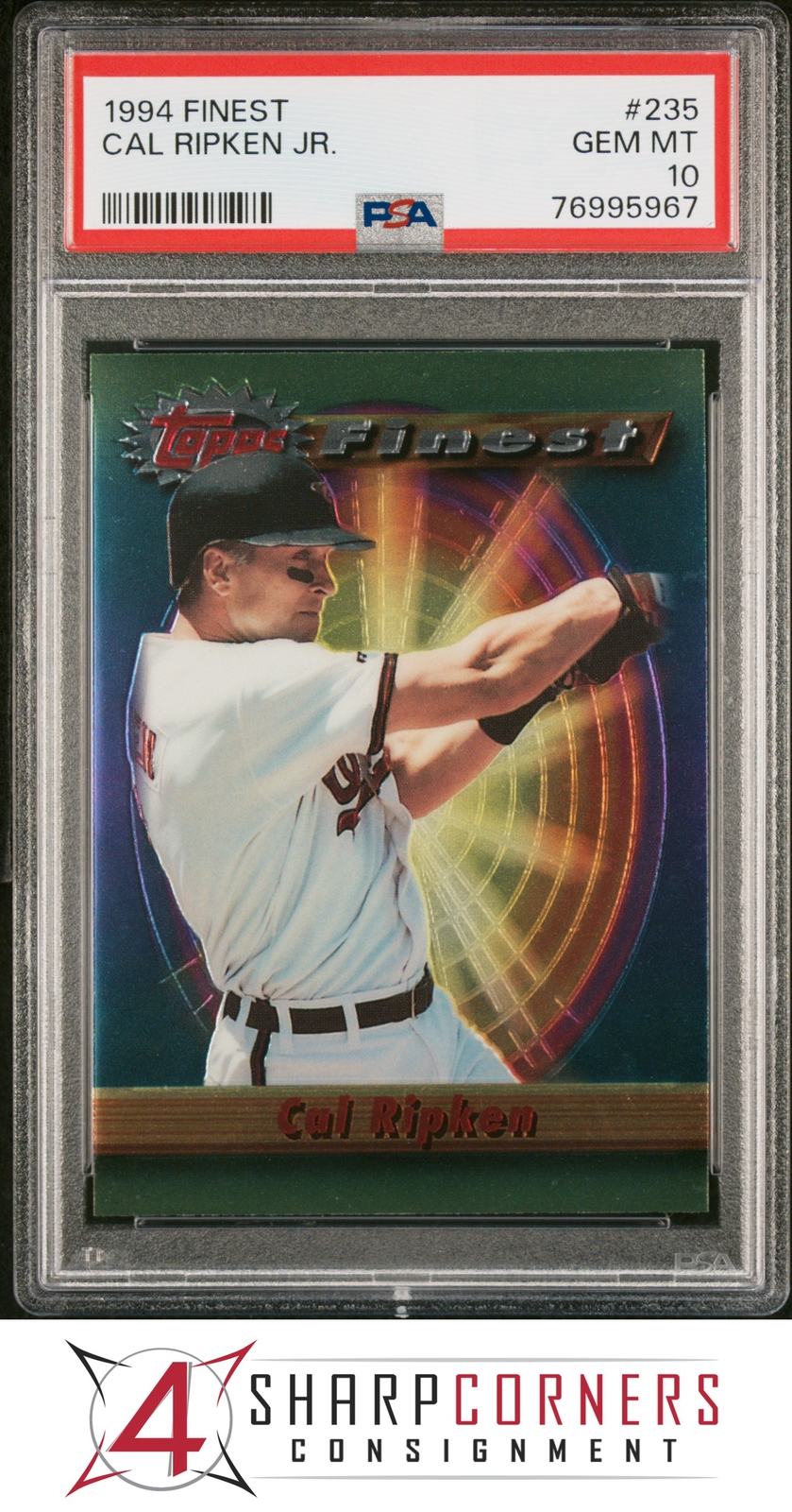 1994 FINEST #235 CAL RIPKEN JR. ORIOLES HOF PSA 10