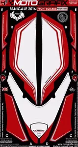 Protector almohadilla de gel para número de carenado frontal Motografix DUCATI 1299/959 - Imagen 1 de 1