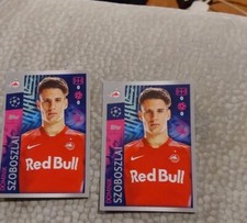 topps uefa sticker 2019/20 domink szoboszlai°412 x2