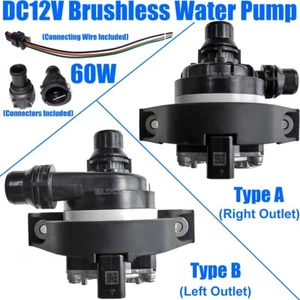 Bomba de agua de circulación sin escobillas 60W 12V bomba intercooler control PWM de gran flujo - Imagen 1 de 19