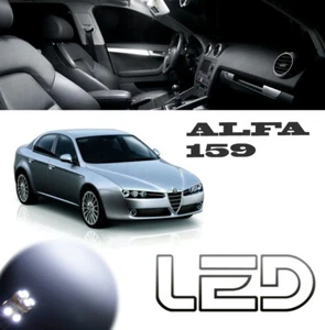Per Alfa Romeo 159 13 Lampadine LED Illuminazione Abitacolo Luce Cofano Porta - Bild 1 von 6
